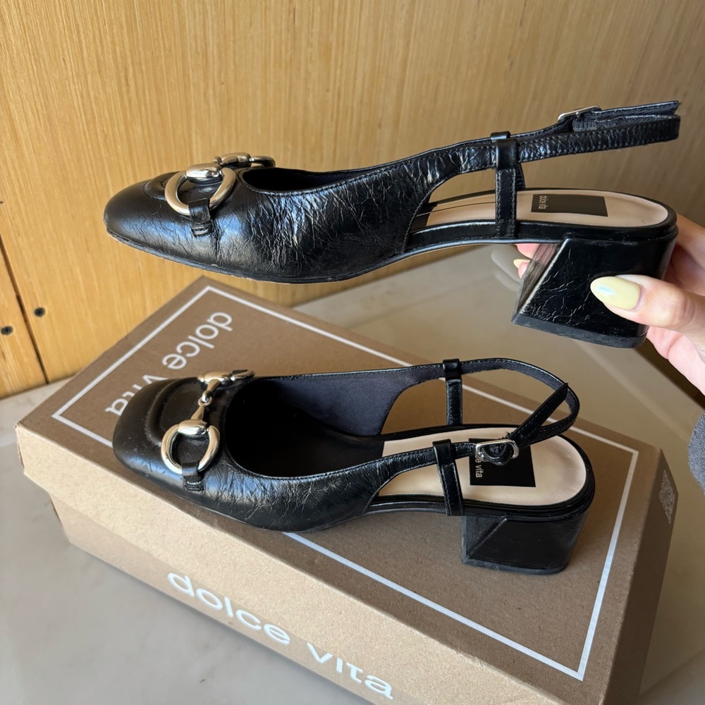 Dolce Vita Melli Slip-On Slingback Block Heel